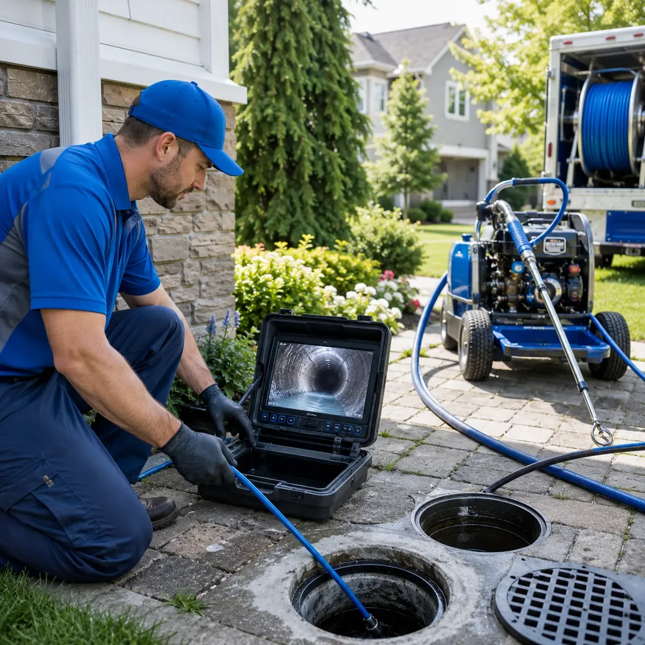 Outdoor drain cleaning professionals serving Scotland, MD